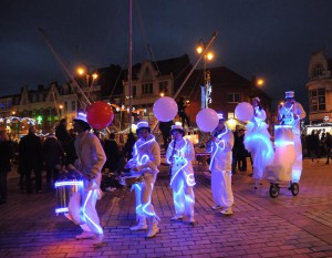 parade lumineuse fêtes de fin d'année
